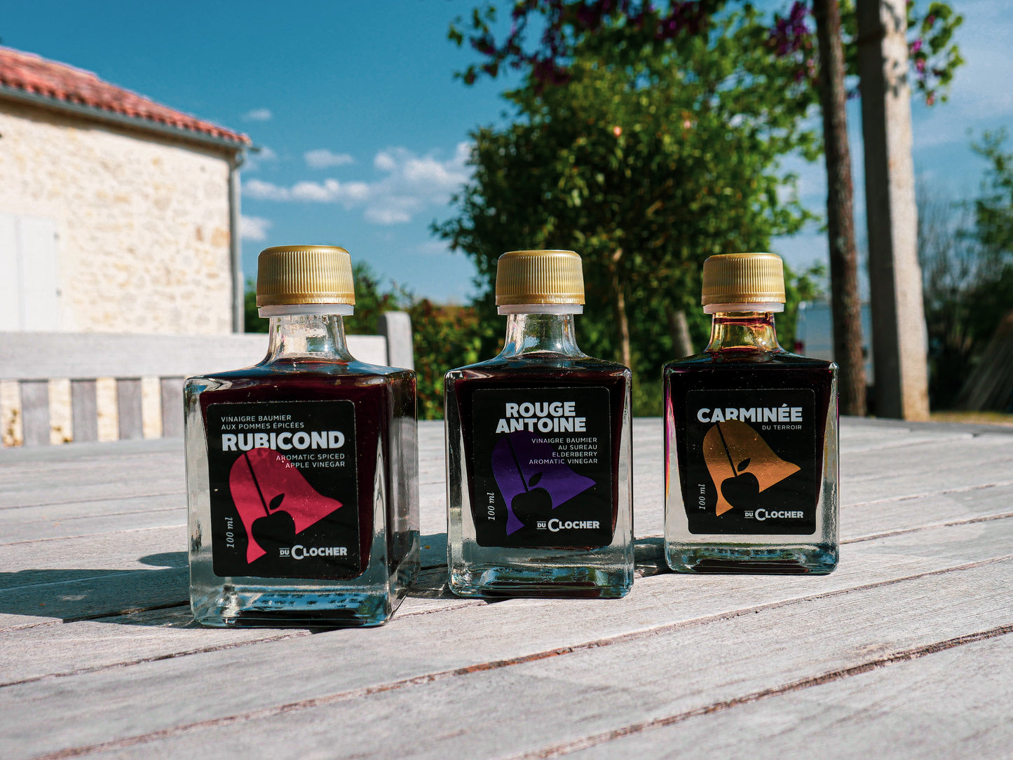 Les 3 vinaigres Du Clocher, 100ml