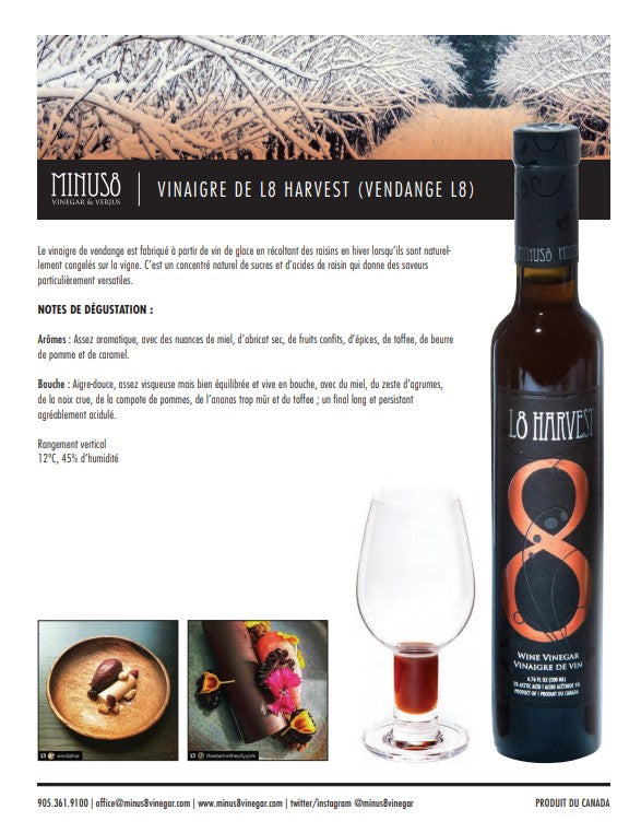 L8 Harvest vinegar