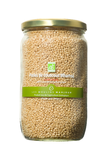 Perles de couscous Mhamsa au blé complet