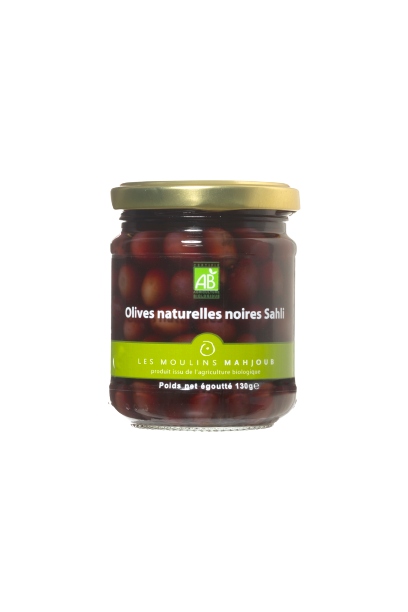 Olives naturelles noire Sahli